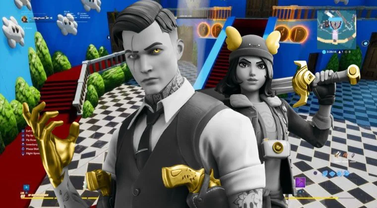 Imagen de Un fan recrea en Fortnite el Reino Champiñón del mítico Super Mario 64
