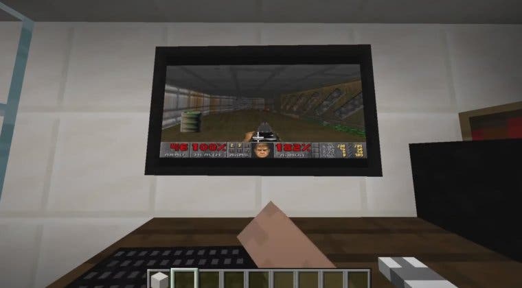 Imagen de ¿Montar un PC y jugar a DOOM dentro de Minecraft? Un usuario lo consigue gracias a un mod