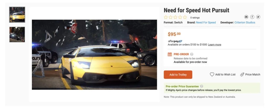 Need for Speed Hot Pursuit 1