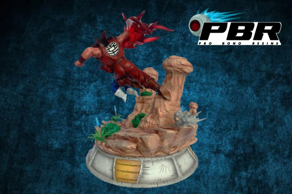 PBR Goku vs Vegeta 2 min