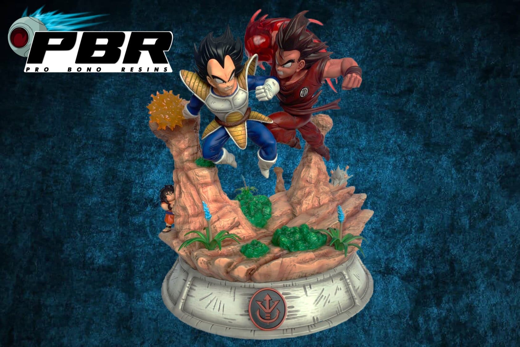 Dragon Ball: Imágenes exclusivas de la figura de Goku y Vegeta de Pro Bono  Resins