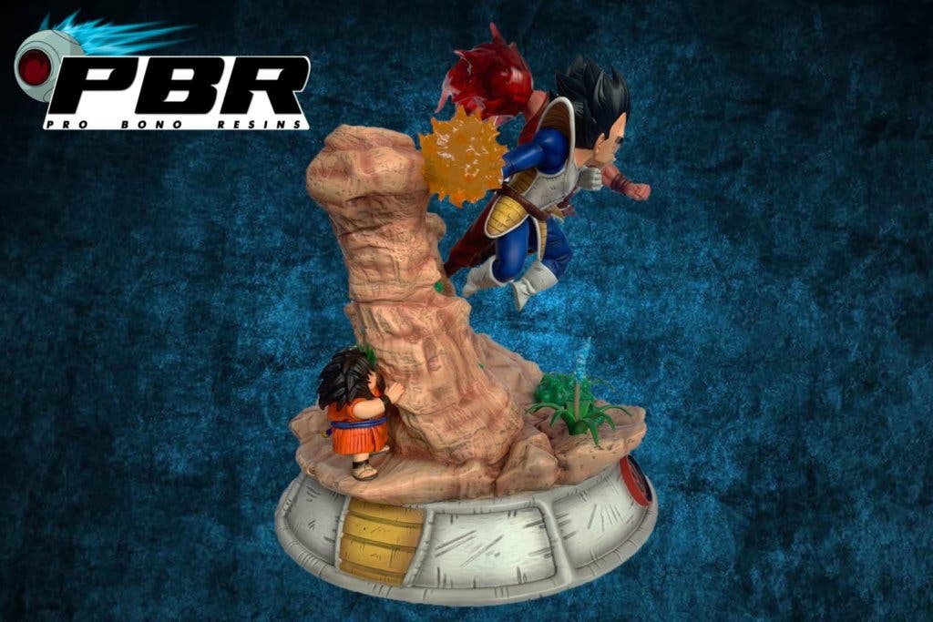 PBR Goku vs Vegeta 4 min