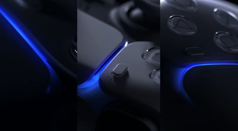 Imagen de Sony comparte una imagen de PS5 en color negro y tonos rojos