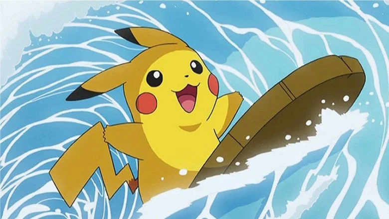 Pikachu surfero