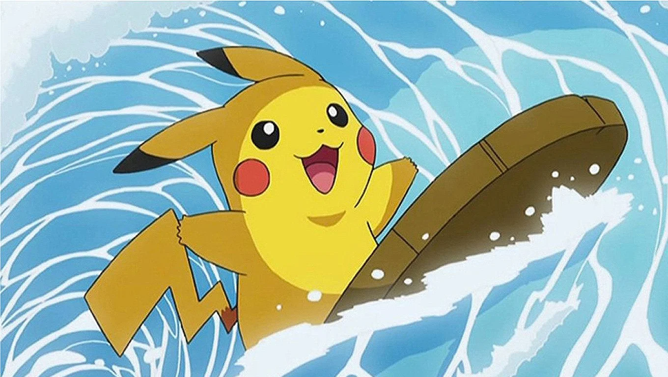 Pikachu surfero