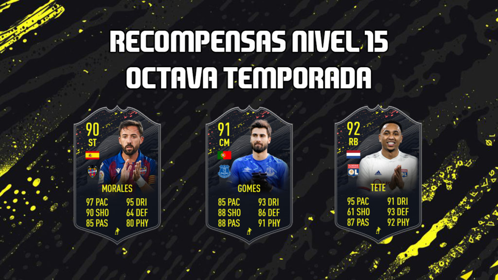 Portada Recompensas nivel 15