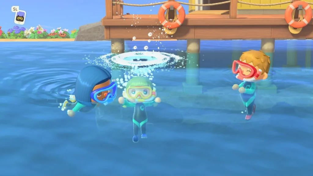 animal crossing new horizons nadar 3