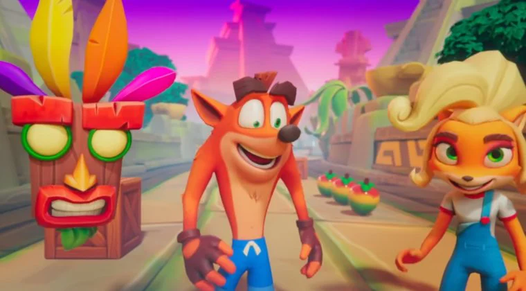 Imagen de Crash Bandicoot: On the Run! se presenta para móviles con un alocado tráiler