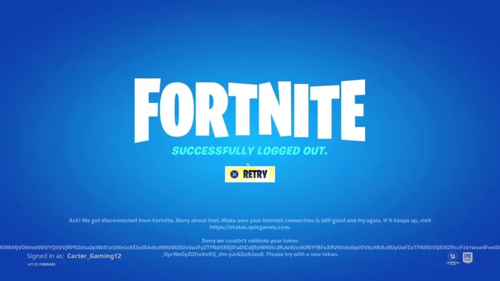 fortnite down