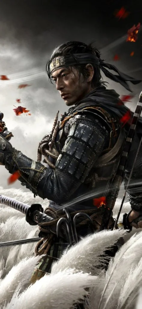 ghost of tsushima mobile wallpaper 1