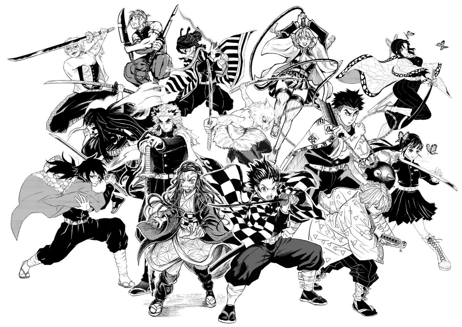 Kimetsu no yaiba манга скачать фото 101