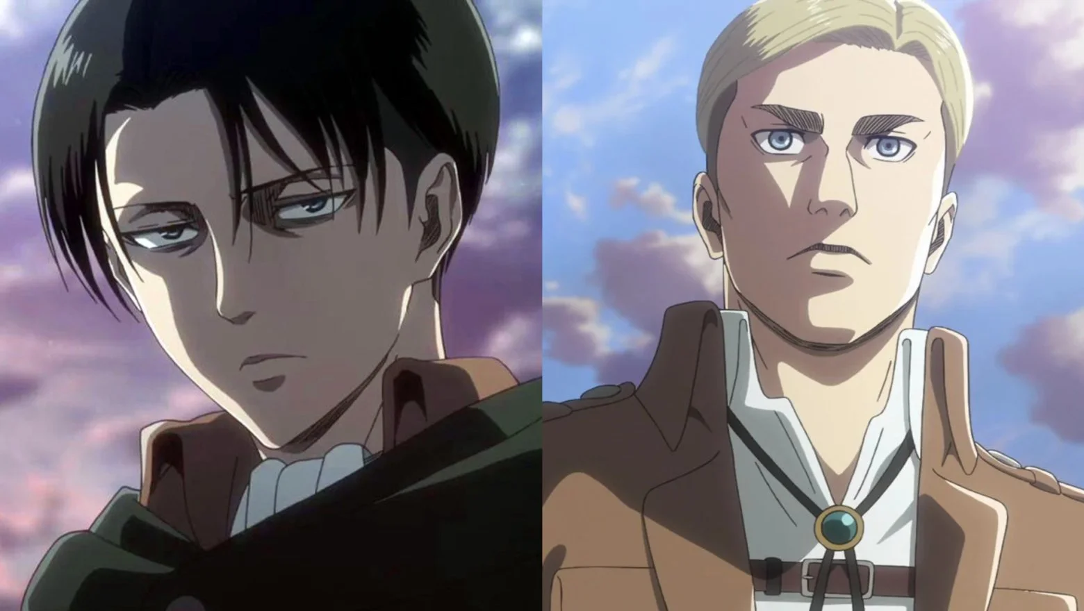 Erwin y Levi de Ataque a los Titanes