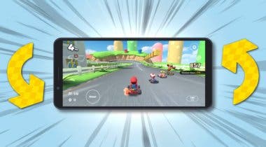 Imagen de Mario Kart Tour ya puede jugarse con la pantalla en horizontal