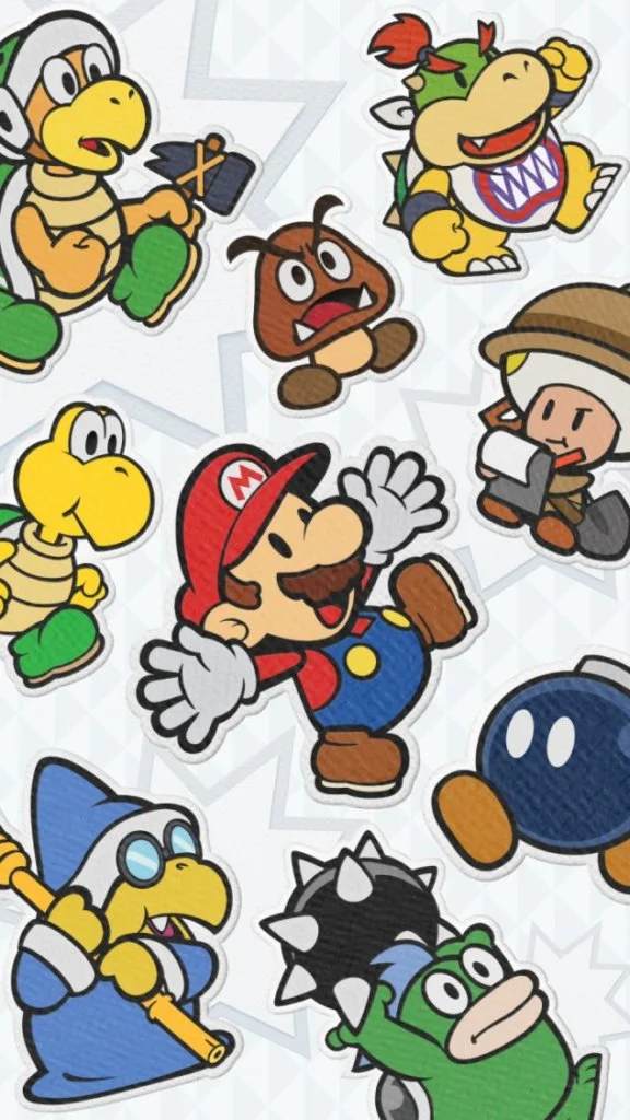 paper mario wallpaper mobile 3