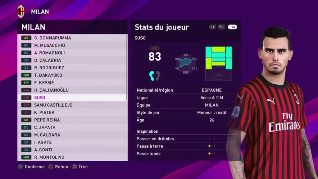 pes 2020 milan