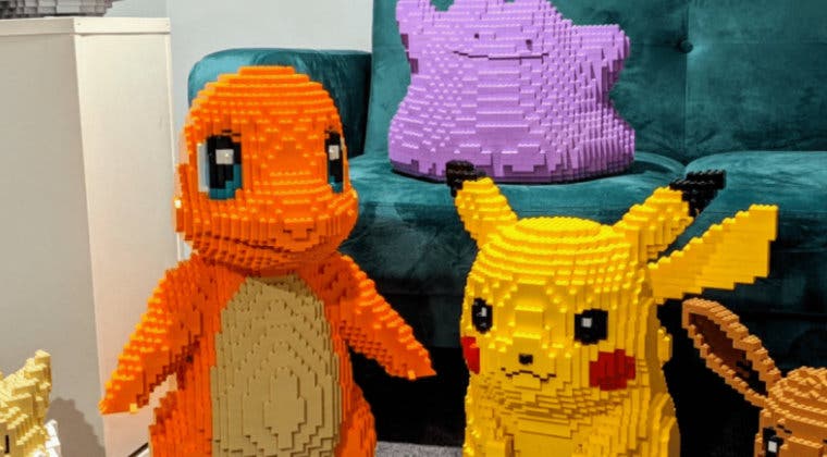 Imagen de Crean increíbles figuras de Pokémon a tamaño real con LEGO