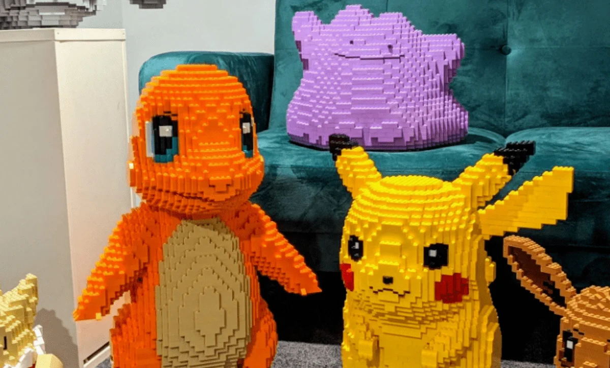 Pokémon a tamaño real con LEGO