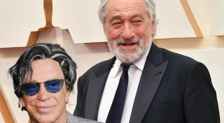 Imagen de La amenaza de Mickey Rourke a Robert de Niro que mantiene en vilo a Instagram