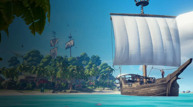 Imagen de Sea of Thieves consigue su mejor mes en jugadores gracias al lanzamiento en Steam