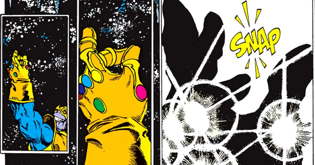 Thanos chasquea los dedos
