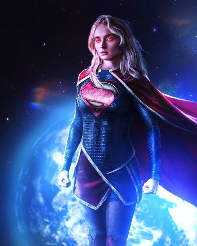 Sophie Turner como Supergirl