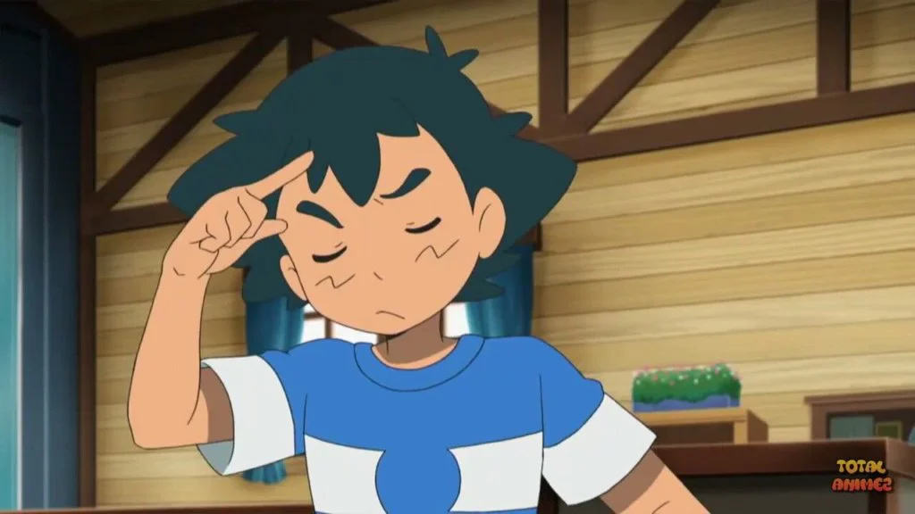 Ash pensando