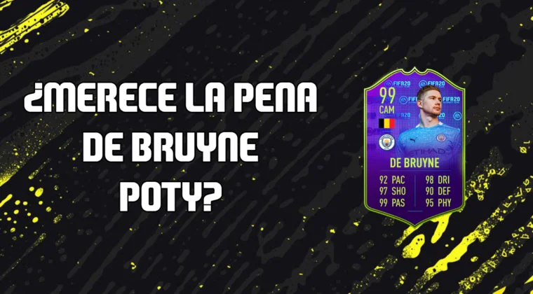 Imagen de FIFA 20: ¿Merece la pena Kevin De Bruyne POTY? + Solución de su SBC