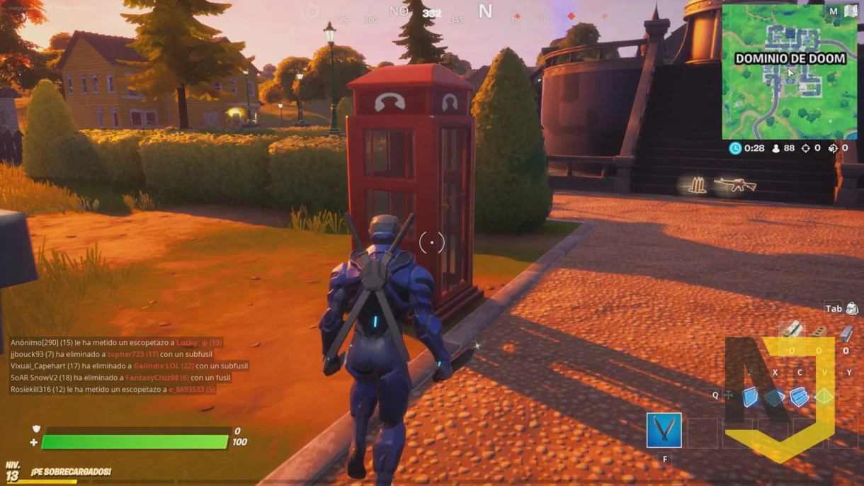 Fortnite cabina 1