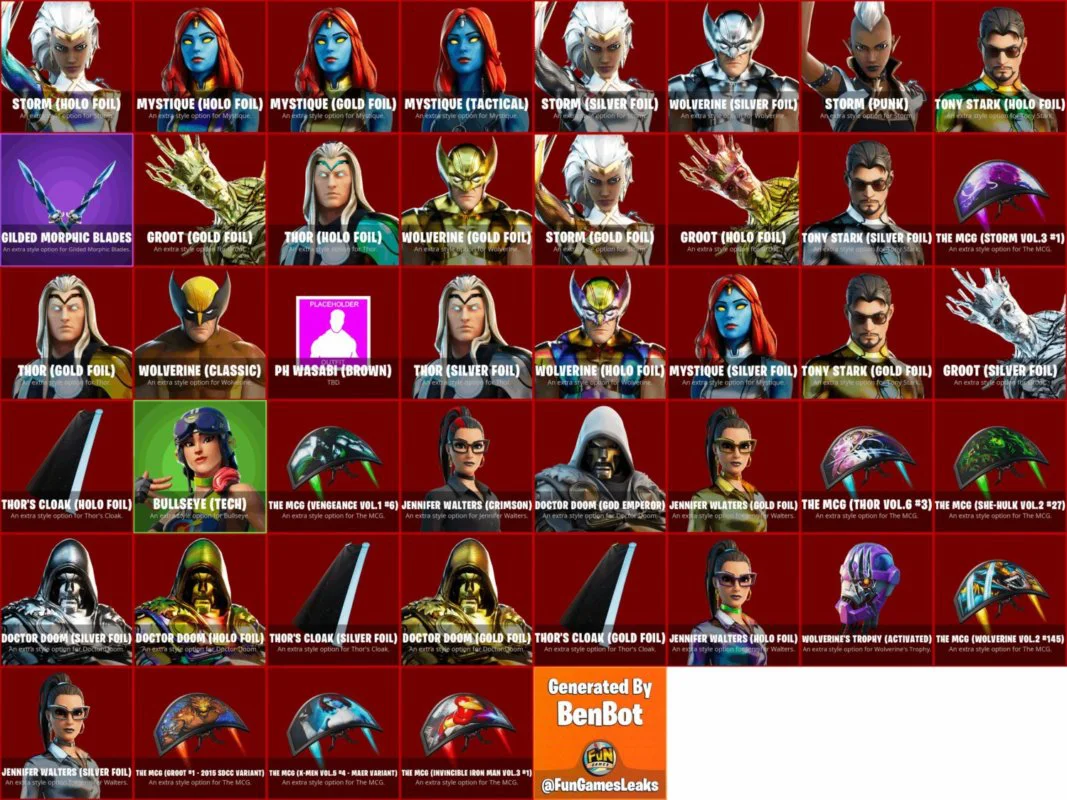 Fortnite cosmeticos 3