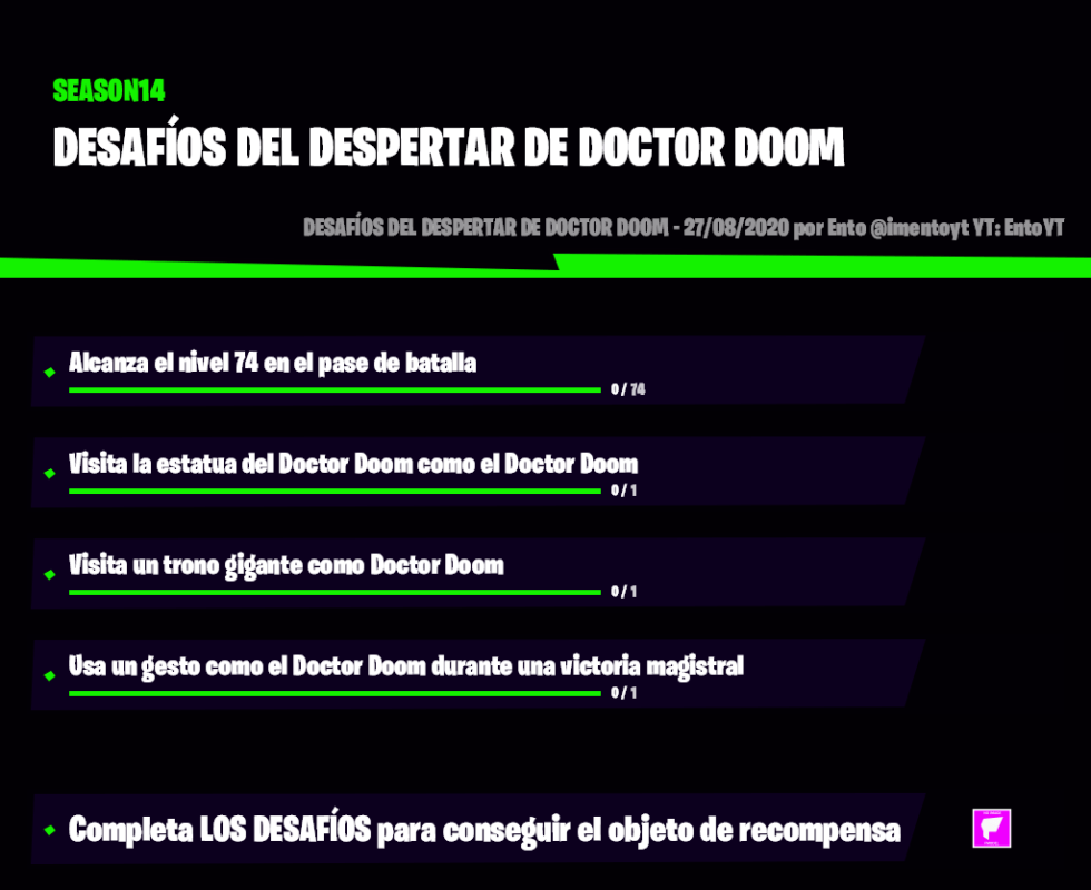 Fortnite desafios 7