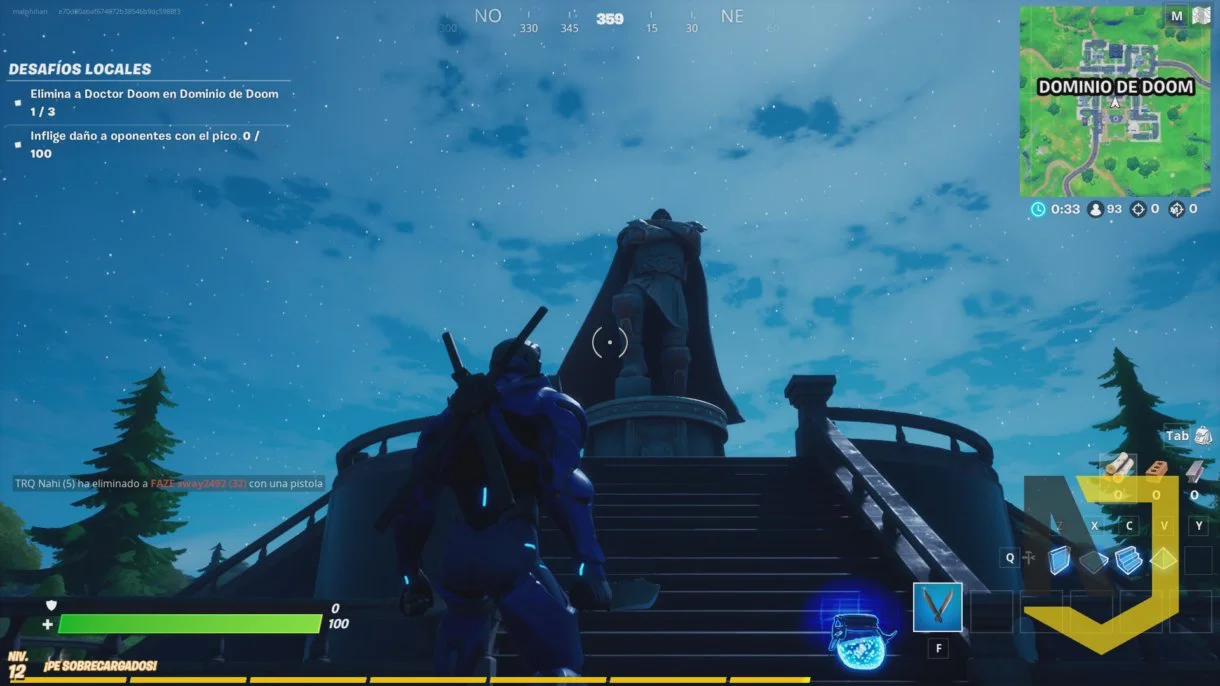 Fortnite estatua 2