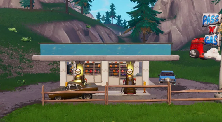 Imagen de Fortnite: Pisa a fondo un vehículo en Rincón Rencoroso