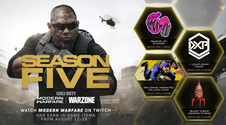 Imagen de Consigue recompensas en Modern Warfare y Warzone mirando Twitch esta semana