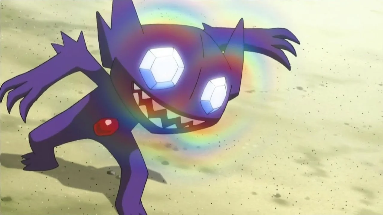 Sableye ojos brillantes