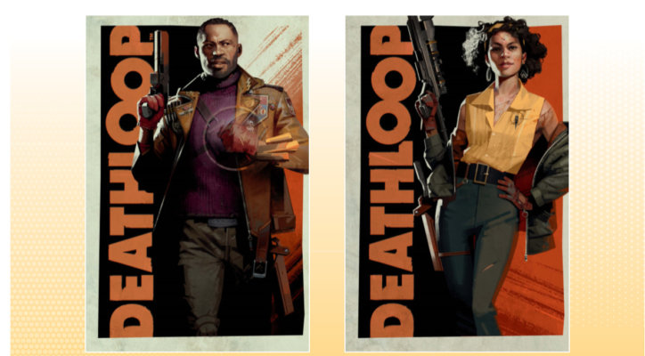 Deathloop presenta a sus personajes principales con una nueva ilustración