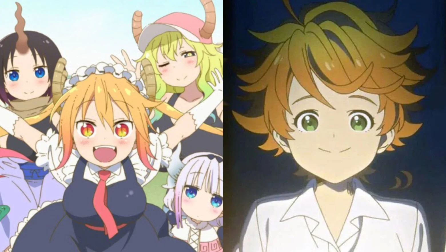 dragon maid the promised neverland