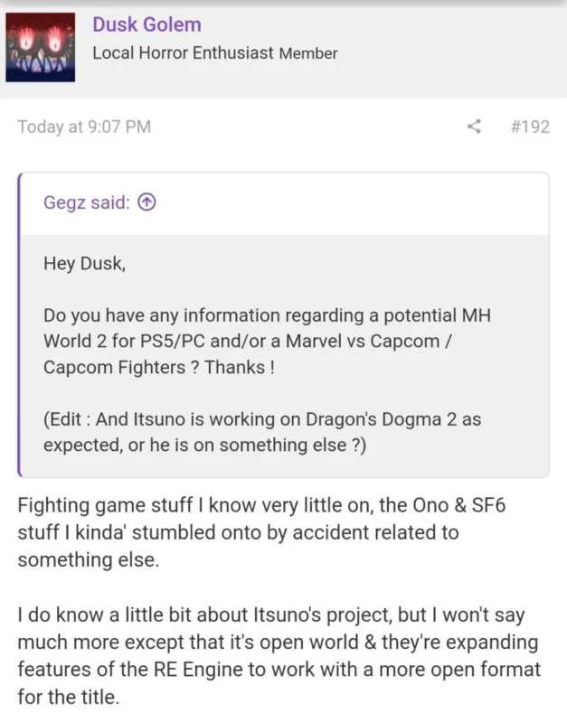 Especulan con que Dragon's Dogma 2 esté en desarrollo