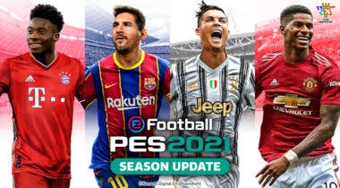 Imagen de Así es la portada de eFootball PES 2021 con Messi, Ronaldo y más