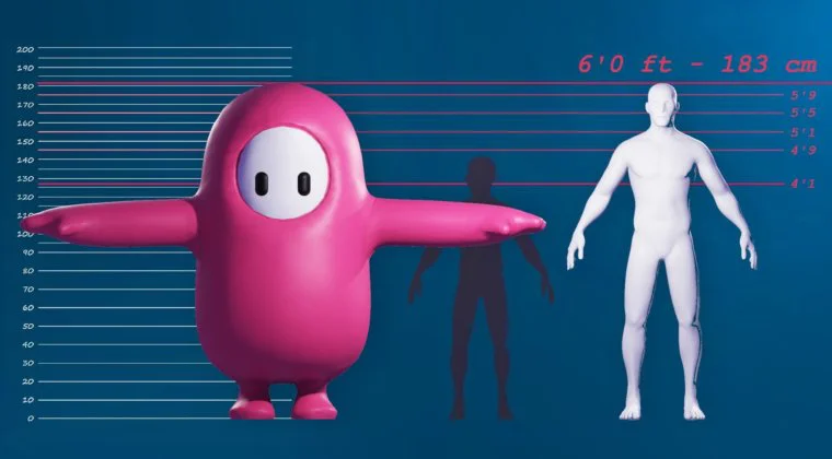 Imagen de Un esqueleto 'macabro'; Fall Guys revela el interior de sus personajes
