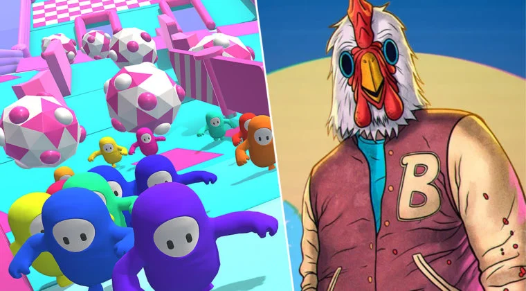Imagen de Fall Guys recibe la skin de Jacket en colaboración con Hotline Miami