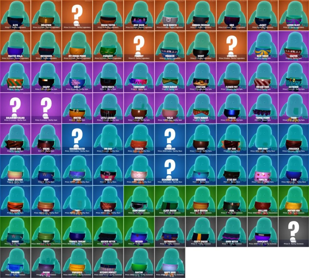 fall guys skins leak 1