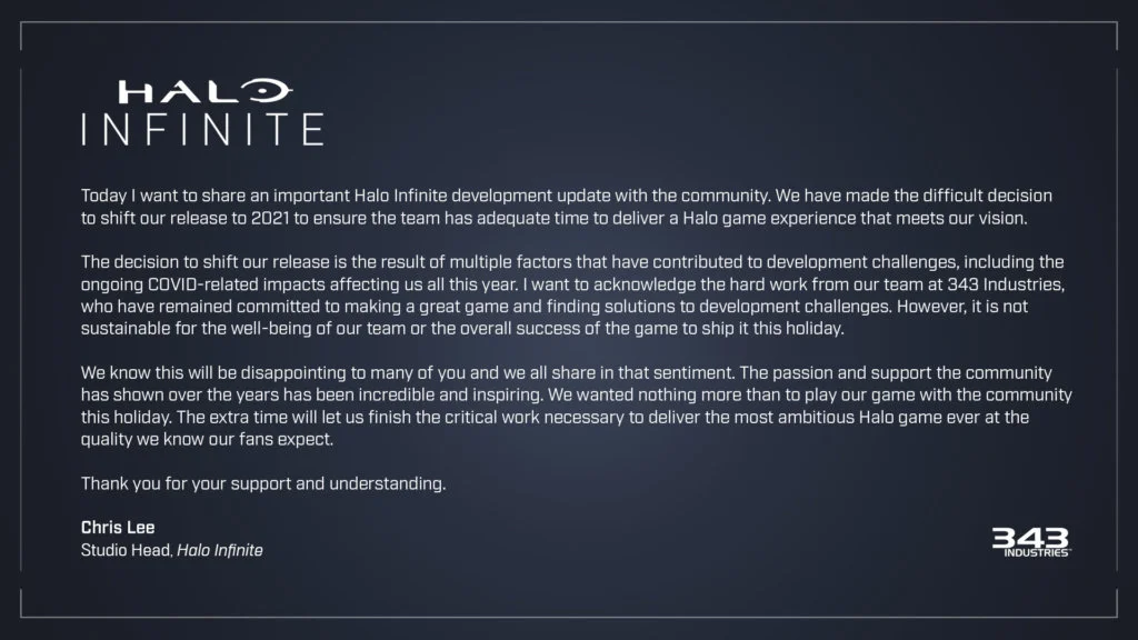 halo infinite retraso