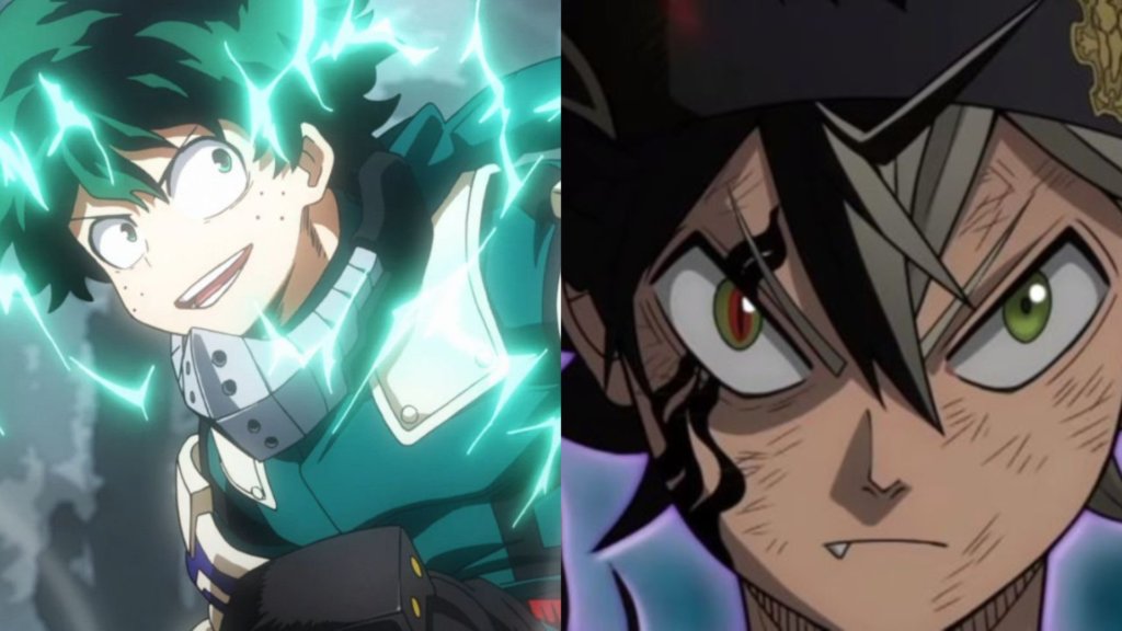 my hero academia black clover
