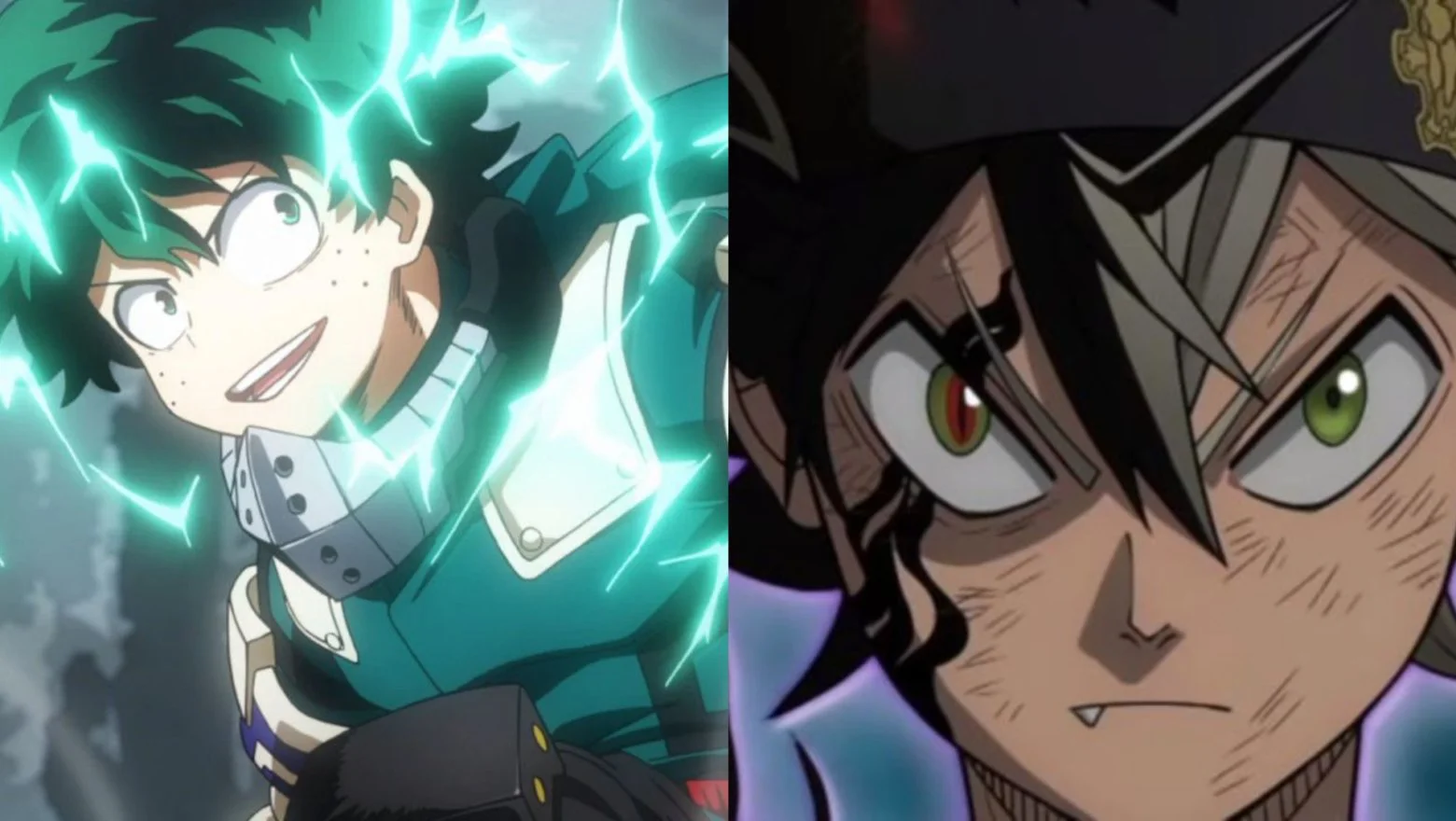 my hero academia black clover