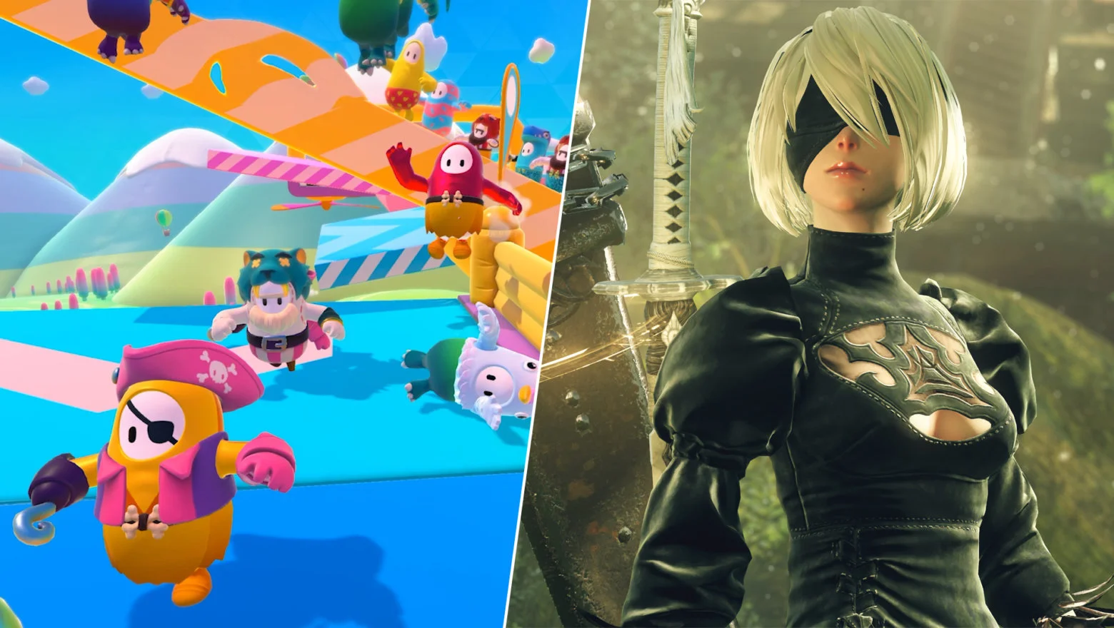 fall guys nier automata