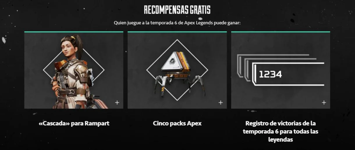 recompensas gratis apex legends