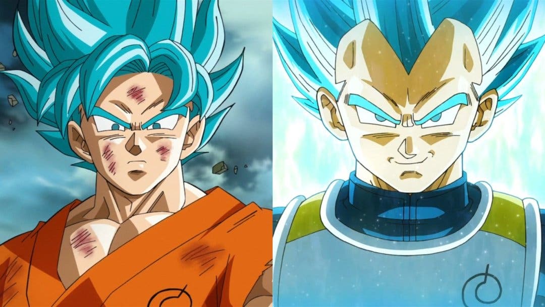  Así son Goku y Vegeta con el Super Saiyan Blue en DBZ  Kakarot