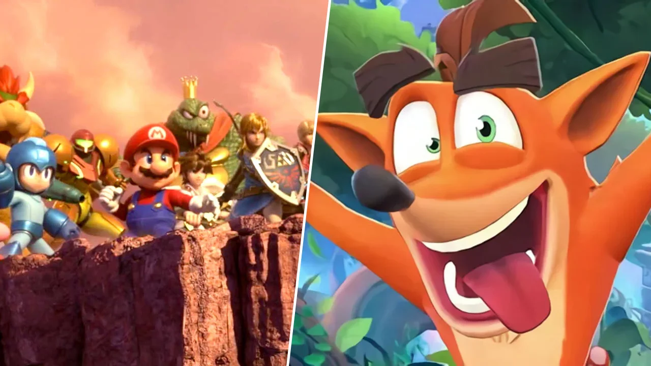 super smash bros ultimate crash