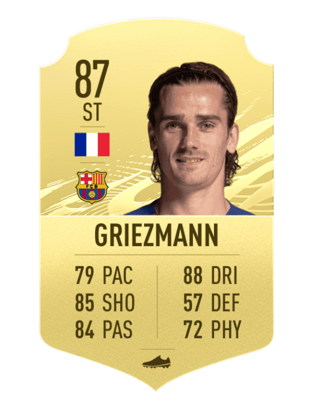 Carta de Griezmann en FIFA 21 Ultimate Team