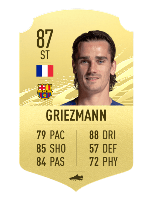 Carta de Griezmann en FIFA 21 Ultimate Team